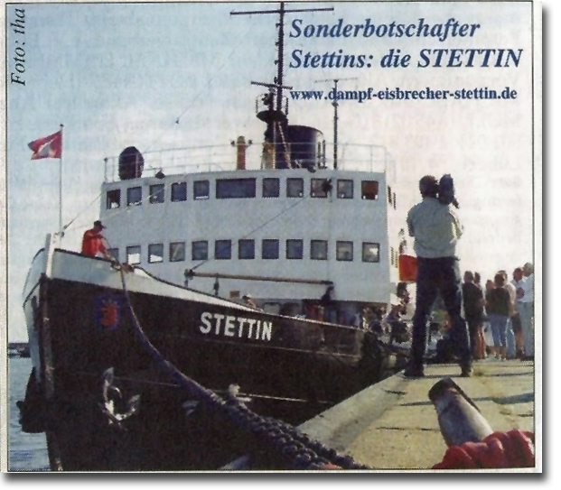 Eisbrecher Stettin auf Reede