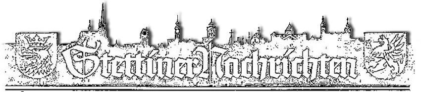 Stadtpanorame Stettin aus Stettiner Zeitung
