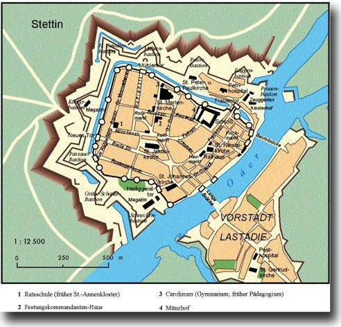 Stettin historische Festung