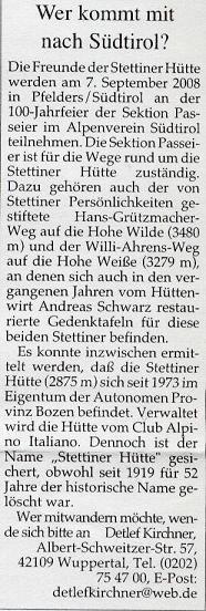 Zeitungsausschnitt